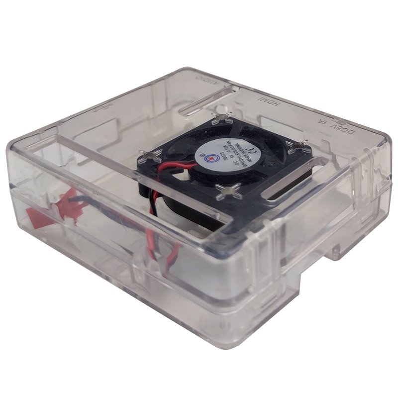Boîtier Raspberry Pi 3 modèle A + Plus, coque Pi 3A + avec ventilateur de refroidissement
