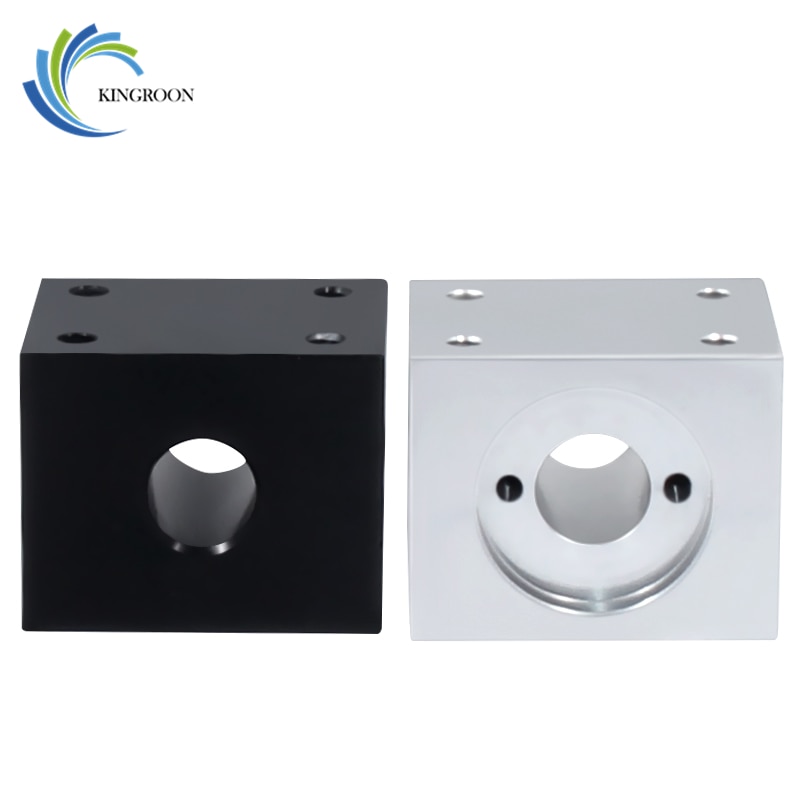 KINGROON Mutter Gehäuse Halterung Für 8mm T8 Trapez Blei Schraube Umwandlung Mutter Sitz Aluminium Block 15 3D Druck Teile