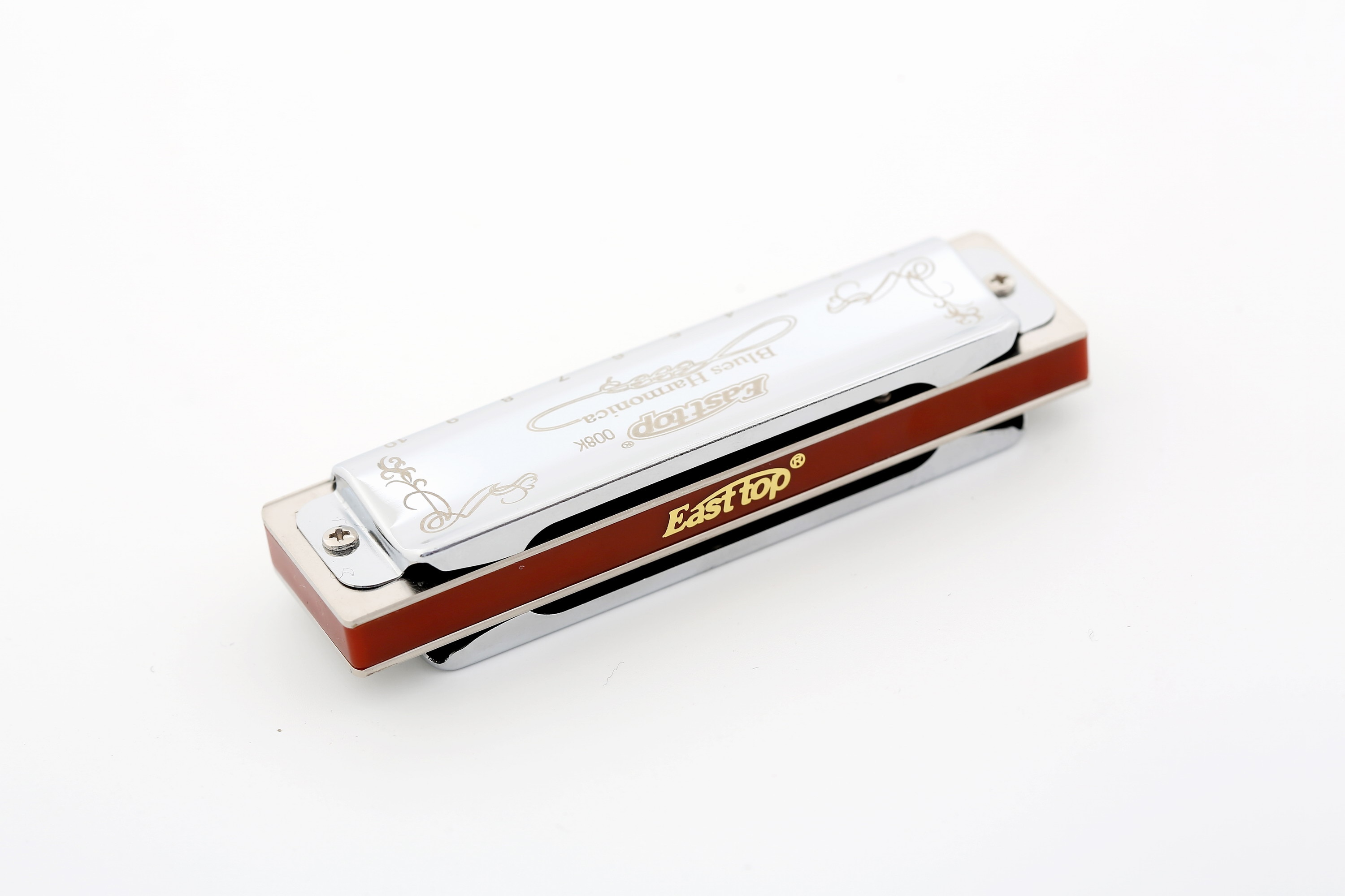 East top 10 hole harmonica blues harp diatonic harmonica for beginnger,player key of A