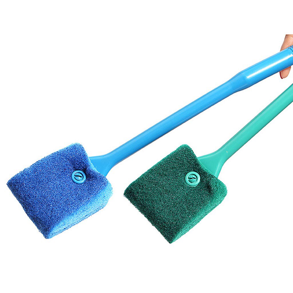 Aquarium Fish Tank Glass Cleaner Sponge Brush Algae Brush Scrubber Remover
