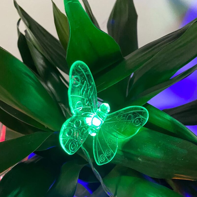 Butterfly Fairy String Light Battery Operated Xmas Party Decor Garden Party Christmas Fairy Light 10/ 20 LED Waterproof