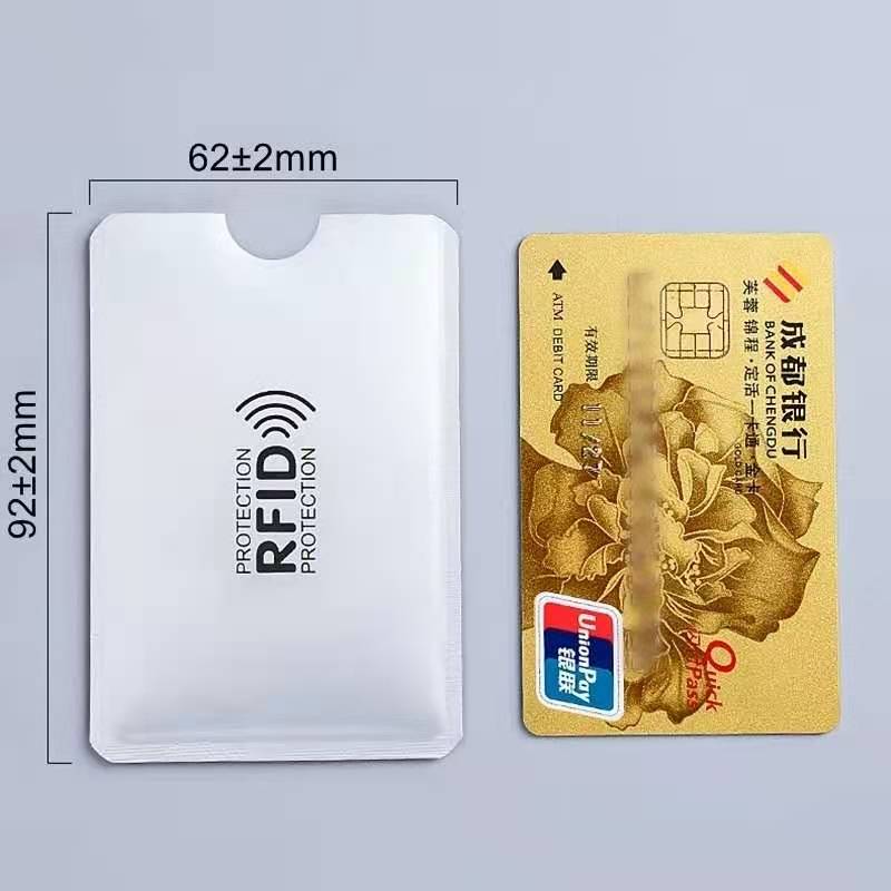 Rfid Blocking Reader Lock Kaarthouder Id Bank Card Case Protector Cover Aluminium Metal Smart Anti-Diefstal Dunne Credit kaarthouder
