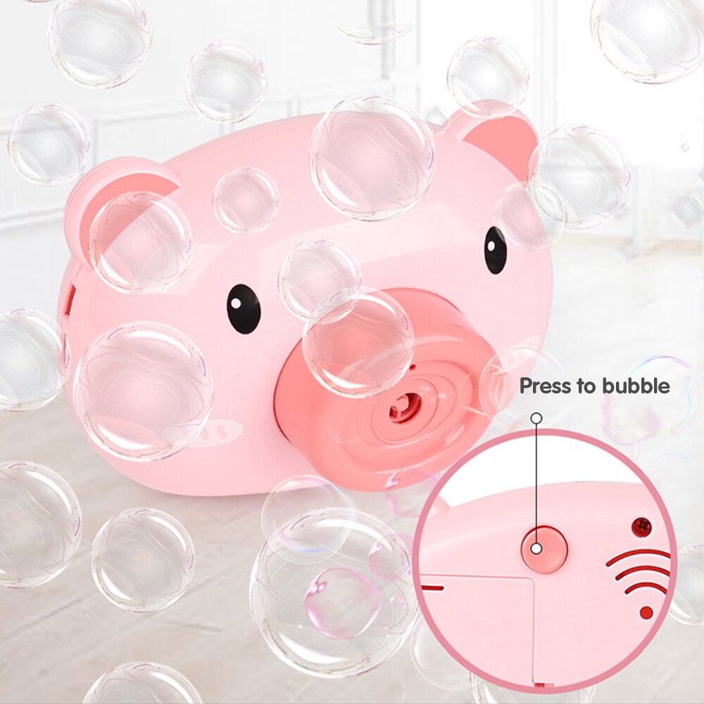 Bubble Camera Music Bubble Machine Bubble Machine with LED Light Automatic Camera Shape Bubble Toy Bubble Blower