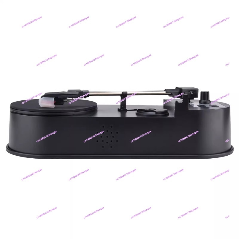 Mini reproductor de discos de vinilo, reproductor de discos de 33/45 rpm, transcripción MP3 con un solo clic sin fonógrafo de grabación de audio por computadora