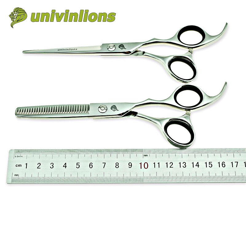univinlions 6 inch micro serrated hairdressing scissors hairdresser small teeth hair scissors haircut shears