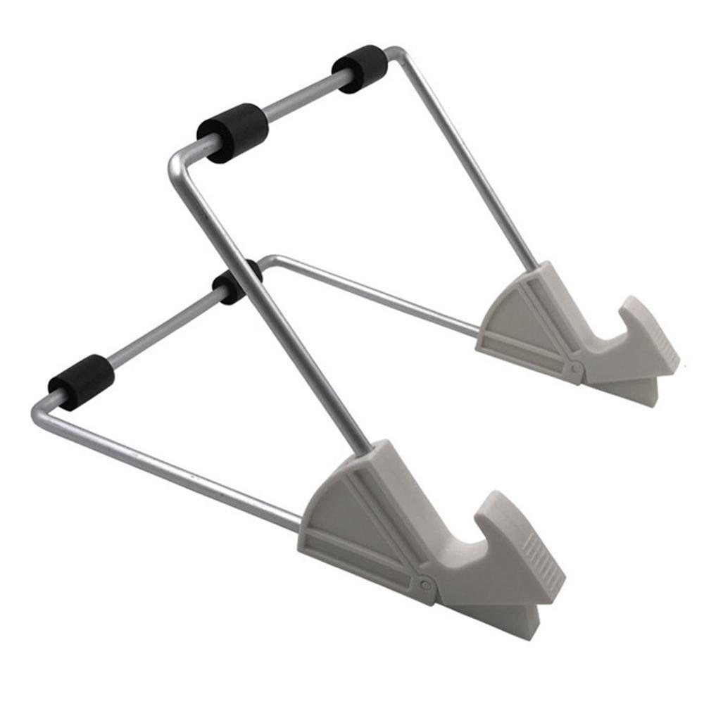 Portable Adjustable Laptop Stand For Tablet Phone Laptop Stand Desktop Folding N9D4: White