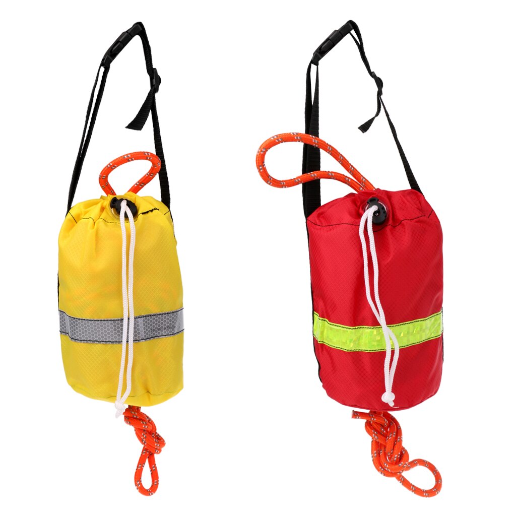 1 Pcs 16m/21m Kayak Reflective Throwline Water Rescue Safe Throw Bag Floating Rope Watersports Boating Rafting Safety Equipment
