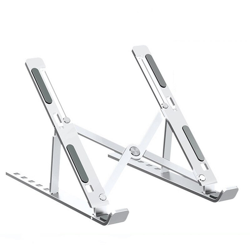 Laptop bracket aluminum alloy computer desktop lift bracket to increase heat dissipation folding portable storage laptop bracket