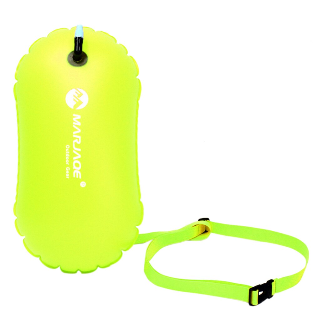 Veiligheid Opblaasbare Zakken Dikke Adult Swim Float Rescue Water Sport Levensreddende Enkele Ballon Dikker Zwemmen Tas: Yellow