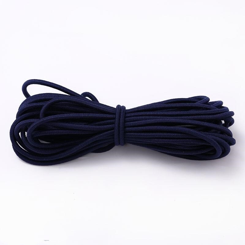 5M 5.5 Yards Elastic Cord Sewing Accessories 2.8mm Diameter Stretch Bungee Cord: Deep Blue
