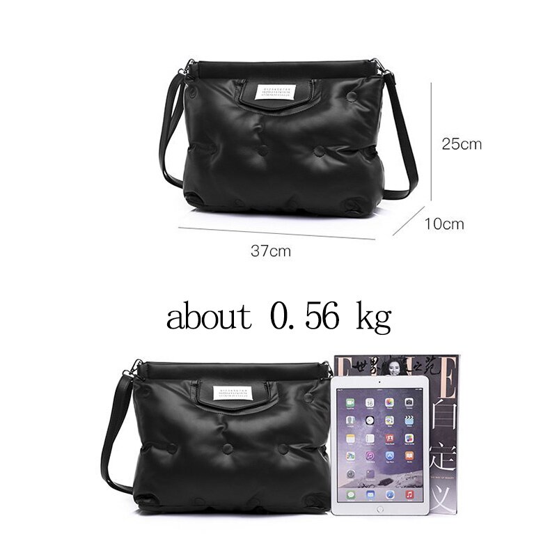 OLSITTI – Sac à bandoulière en velours pour femmes, fourre-tout de couleur unie, grande capacité, hiver