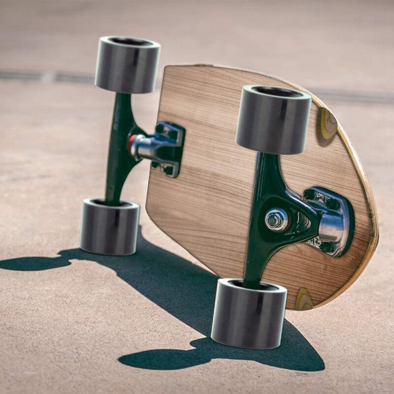 Lot de 4 roues de planche à roulettes Longboard 70mm 80A, roues de rechange pour Cruiser Pennyboard Waveboard Snakeboard