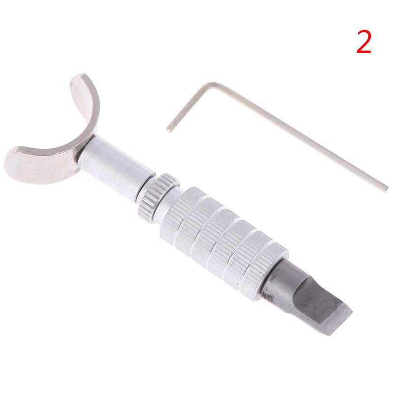 Useful Home Adjustable DIY Manual Rotary Tools Leather Carving Swivel Knife Blade Tools Set: Default Title