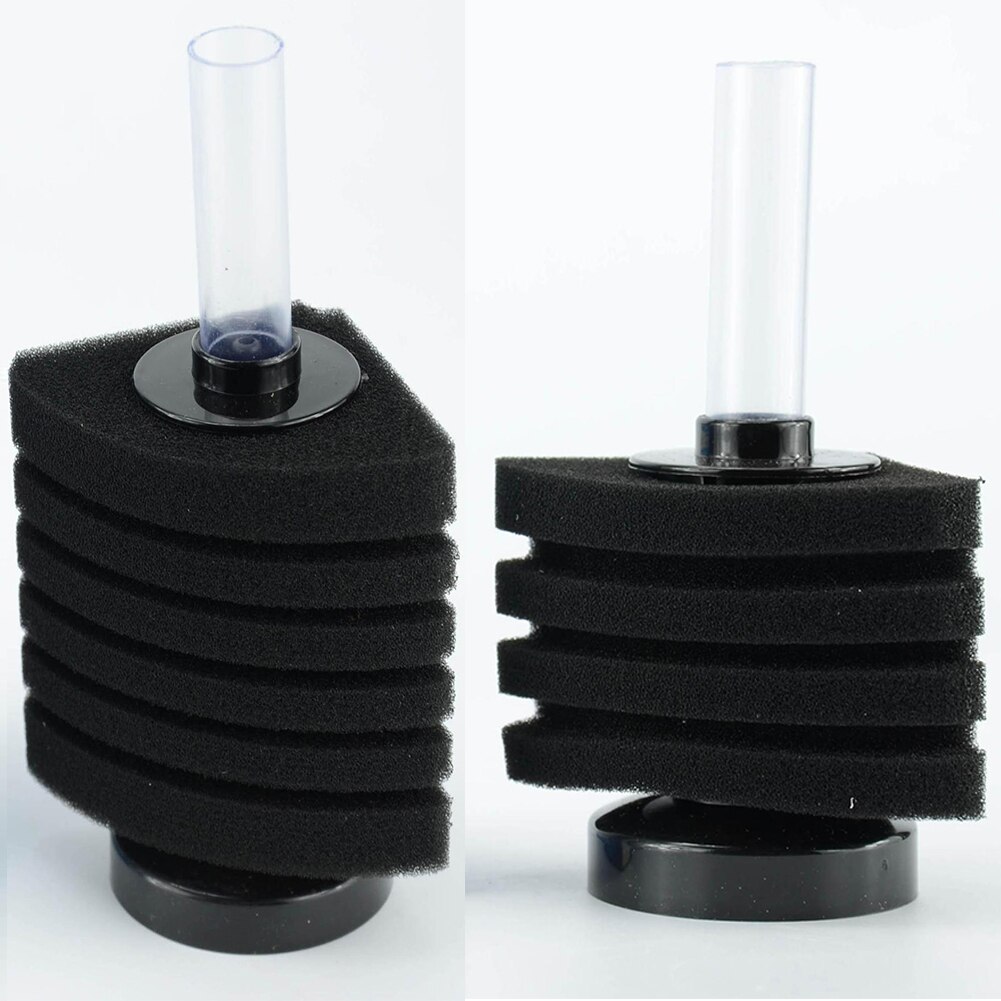 Czarny plastikowy narożnik Bio filtr gąbkowy hodowla krewetki NanoFish czołg akwarium ryba cylinder filtr kątowy