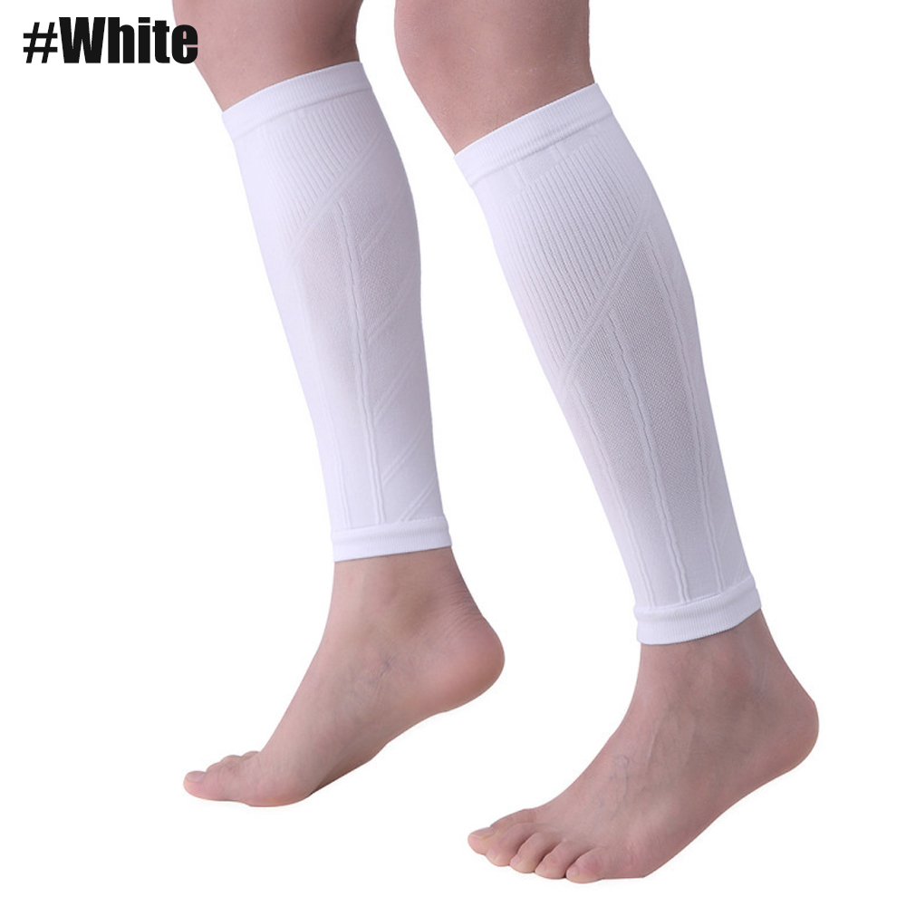 1Pair Calf Compression Sleeves For Men & Women -Leg Compression Sleeve-Footless Compression Socks for Shin Splint &Varicose Vein: Beige