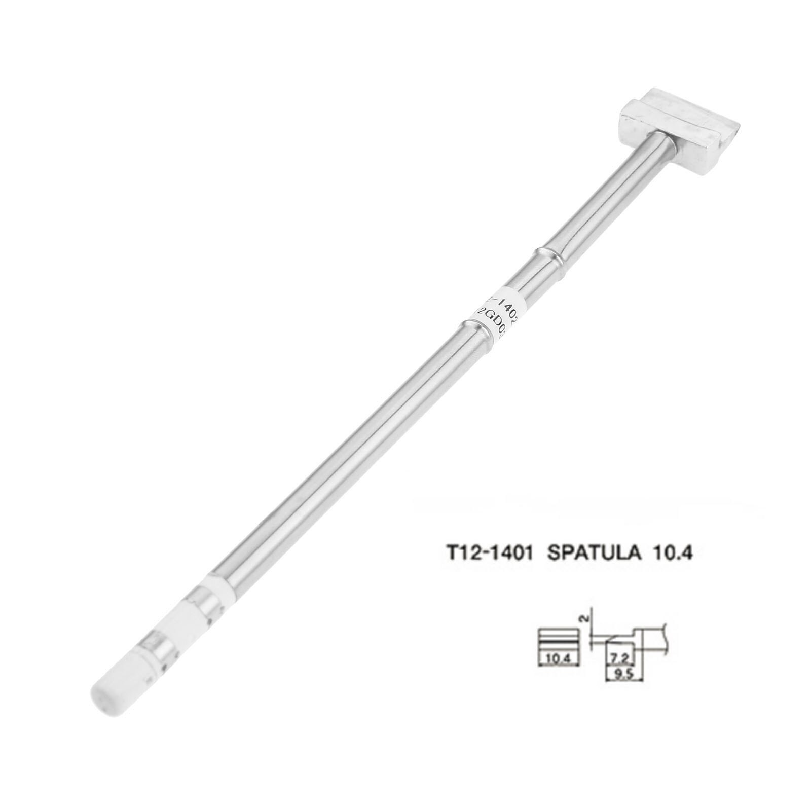 1pc T12 Soldering Iron Tips Spade Scraper Shovel Type T12-1401 1402 1403 1404 1405 1406 fit for FX-9501 FX-951 Soldering Station: T12-1401