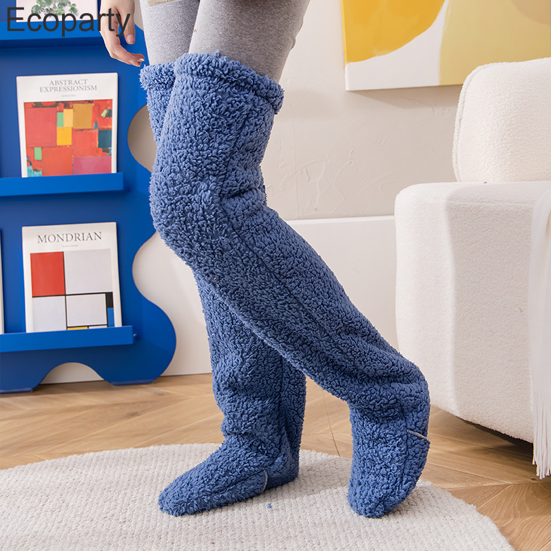 Calze invernali per piedi caldi per donne e uomini Letto multifunzionale per dormire con trapunta Vecchie gambe fredde Calzini per dormire caldi Riscaldamento dei piedi
