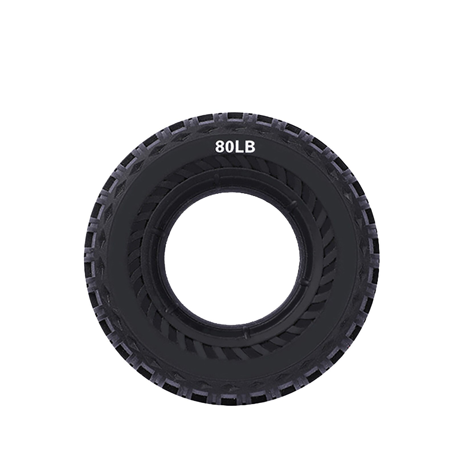 Adjustable Silicone Hand Grip 20-80lb Grip Ring Finger Forearm Trainer Carpal Expander Muscle Exercise Adult Anti Fidget Toy #Z: Black