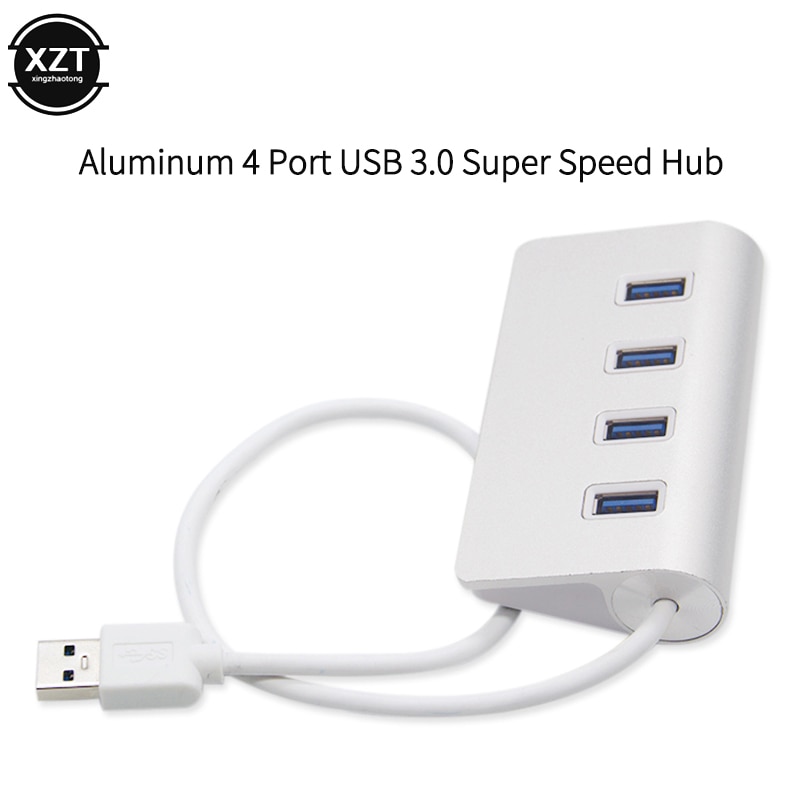 Universal USB HUB High Speed 5Gbps Multi Light USB 3.0 4 Port Multi HUB Splitter Aluminum Adapter Expander for PC Laptop