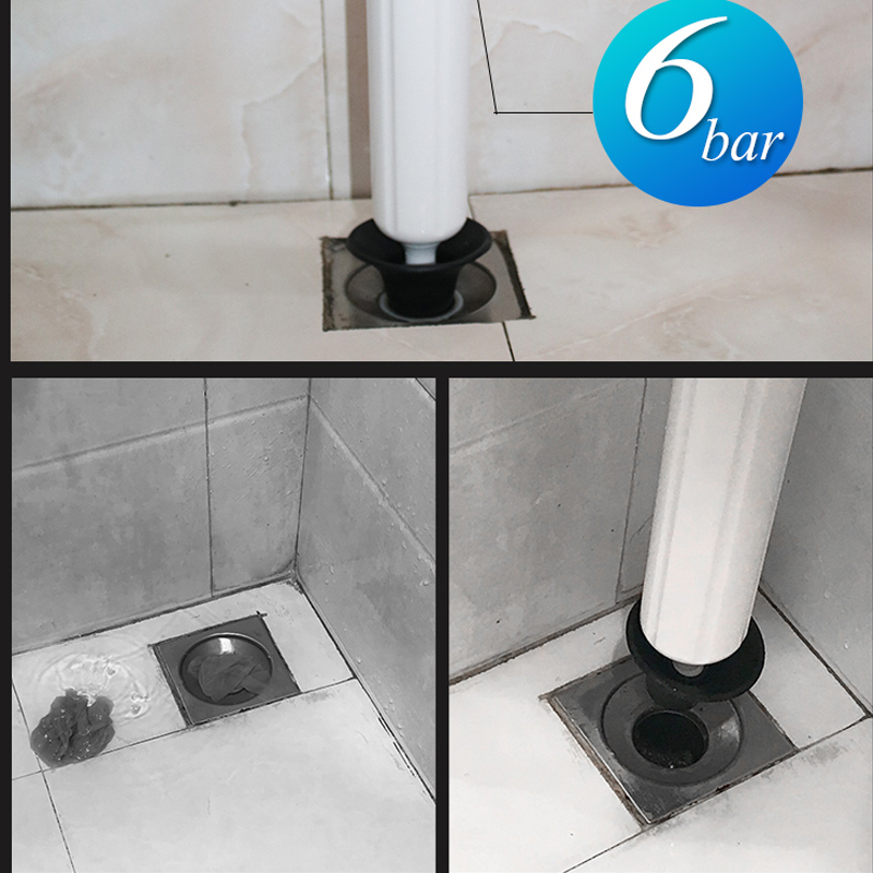The latest powerful high-pressure bathroom toilet pipe dredger Sink Pipe Clogged Remover Toilet Dredge Sewer Pipeline Blockage