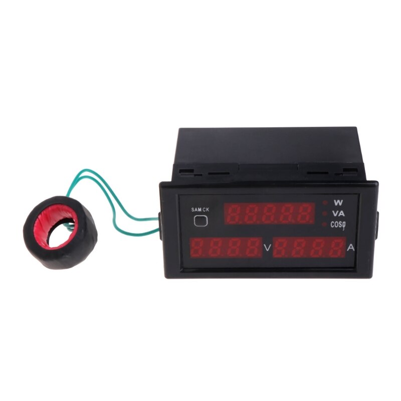 DL69-2048 Multifunctional AC Voltmeter Ammeter Voltage Current Meter AC 80-300V