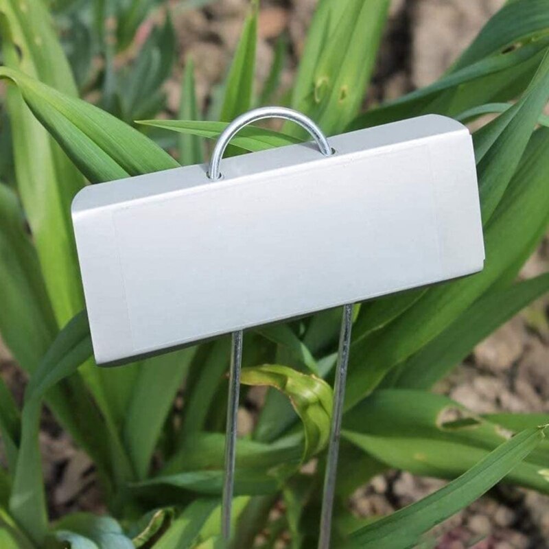 24Pcs Stainless Steel Sign Marking Plant Label Horticulture Garden Plant Classification Sorting Mark Silver