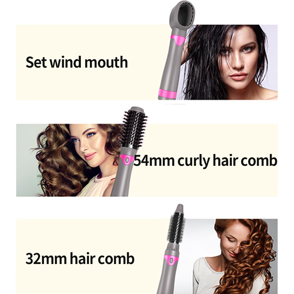 5 In 1 Föhn Warme Lucht Borstel Haar Krultang Stijltang Kam Krultang Borstel Haar Styling gereedschap