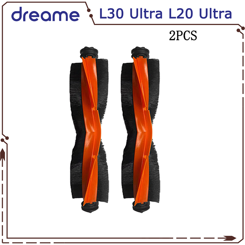 Dreame L20 Ultra L30 Ultra X20 Pro Robot Vacuum Parts Main Side Brush HEPA Filter Mop cloth Pad Dust Bag Spare accessories: light yellow