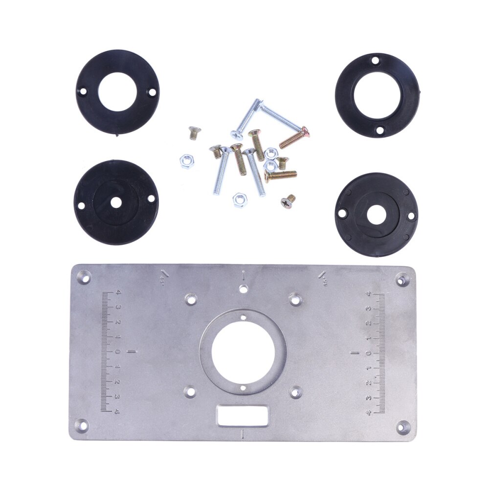 Multi-functional Router Table Insert Plate Set for Woodworking Bench MAKITA 700C - 235mm x 120mm x 8mm