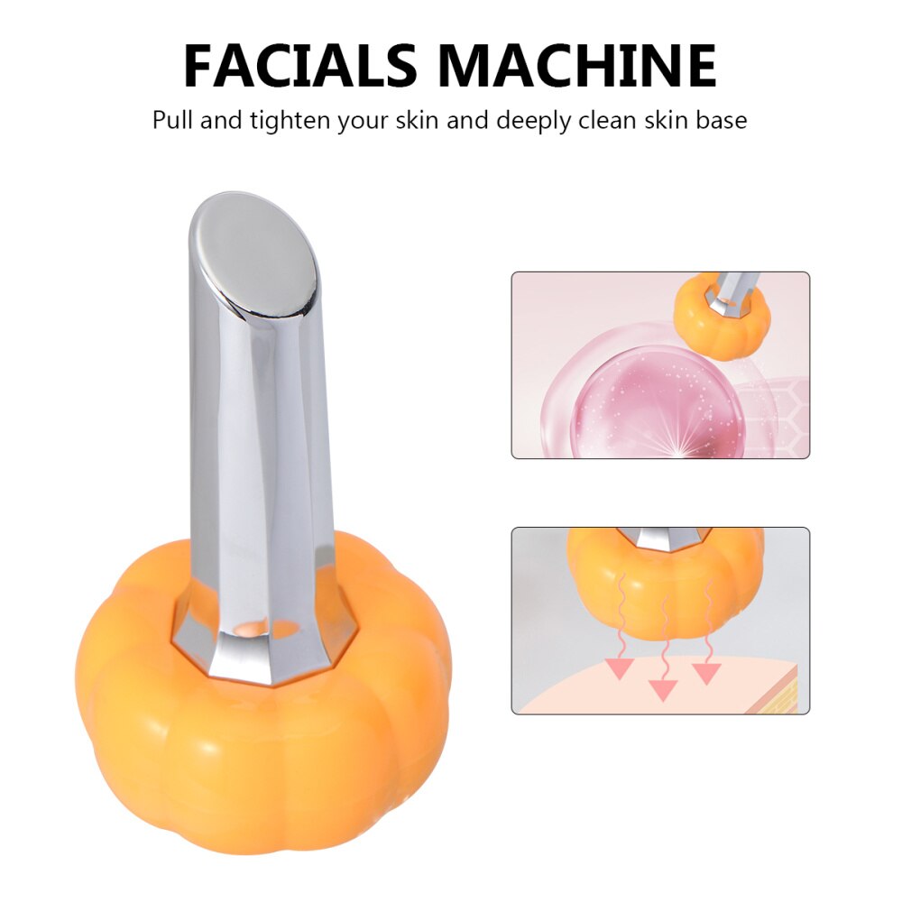 Portable Pumpkin Beauty Apparatus Facial Skin Care Tool Micro Current Beauty Apparatus Magnetic Ion-induced Beauty Instrument (