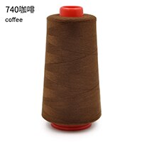 1pc 3000 yards overlocking symaskine industriel polyester tråd 40s/2 håndlavet håndarbejde materiale 20 farver tilgængelige: 740