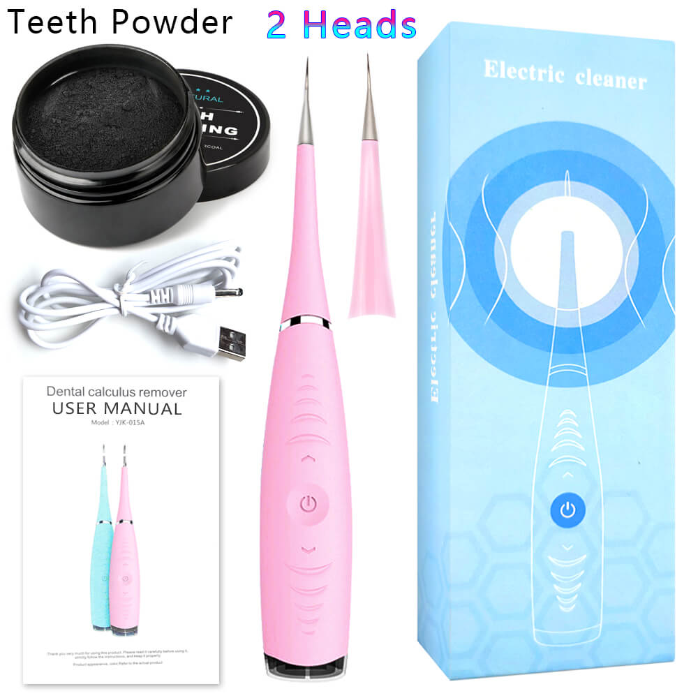 Elektrische Bleichen Schall- Reiniger Gerät Zahn Scaler Zahn Fleck Zahnstein Entferner Zahnarzt Ultra Schall- Vibrition Zähne Fix Kalkül: Rosa Plus