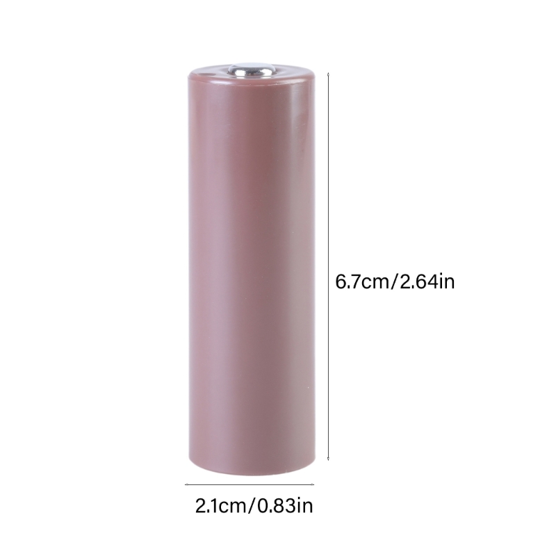 18650 bis 21700 Batterie-Adapter-Hülle, Schwarz. Konvertieren Sie Ihre Batterien für eine größehe Nutzung in Taschenlampen, Handy, Mobiltelefon Stromversorgung: Braun