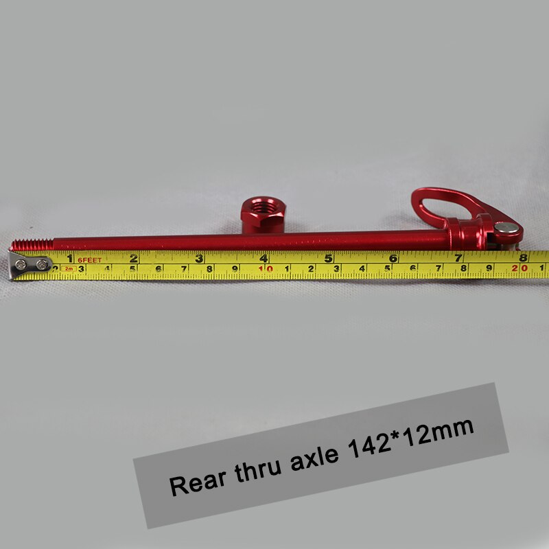 Fiets Snelspanner Achter steekas 142*12mm voor Carbon Road Mountain MTB bike
