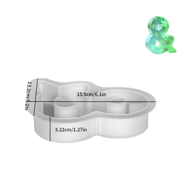 Molde de silicona de resina epoxi para candelabro Digital geométrico, soporte de vela de números árabes, yeso, decoración, bricolaje, 0-9: Borgoña