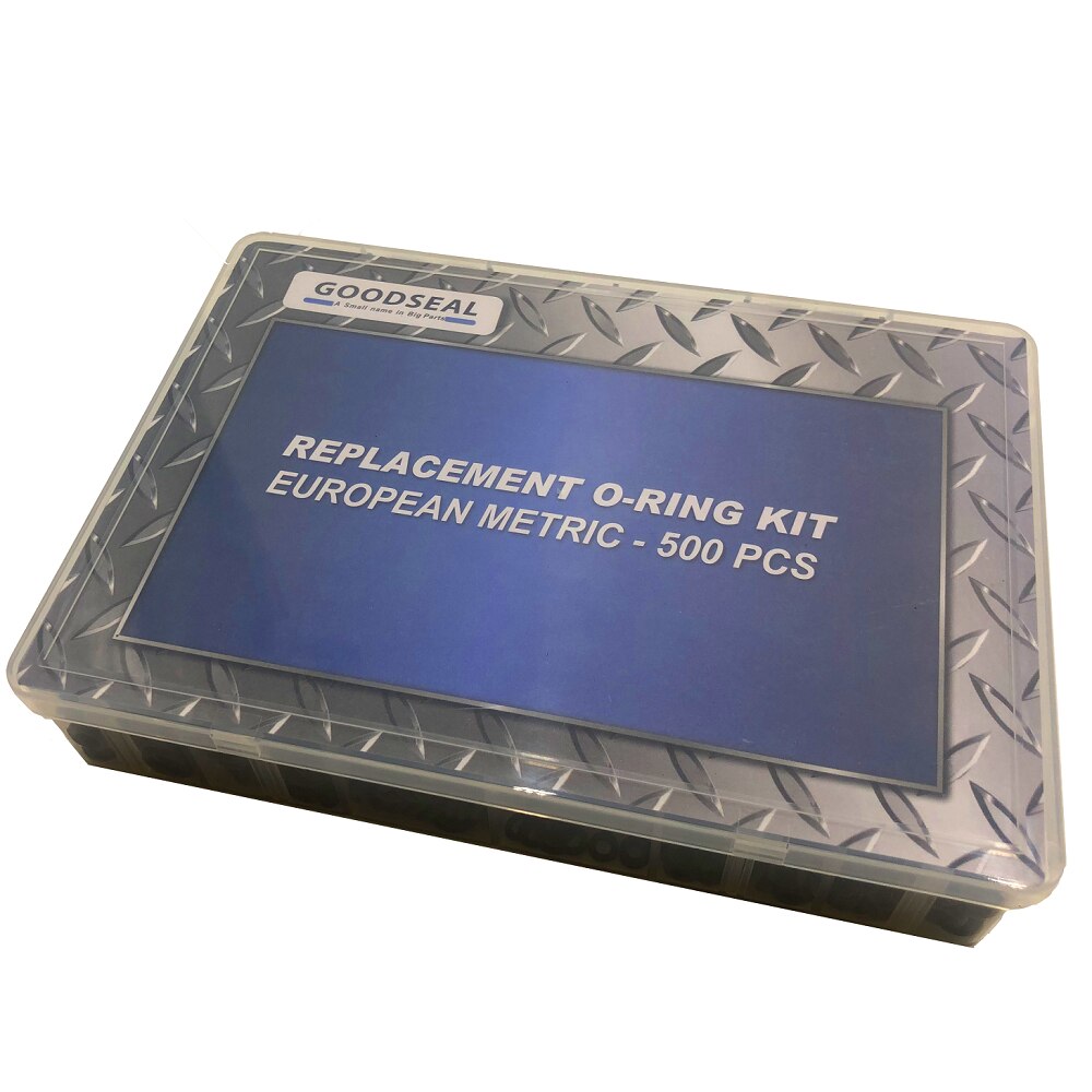 500pcs O-Ring Kit european Metric size Buna 90 nbr90 O-Ring Assortment