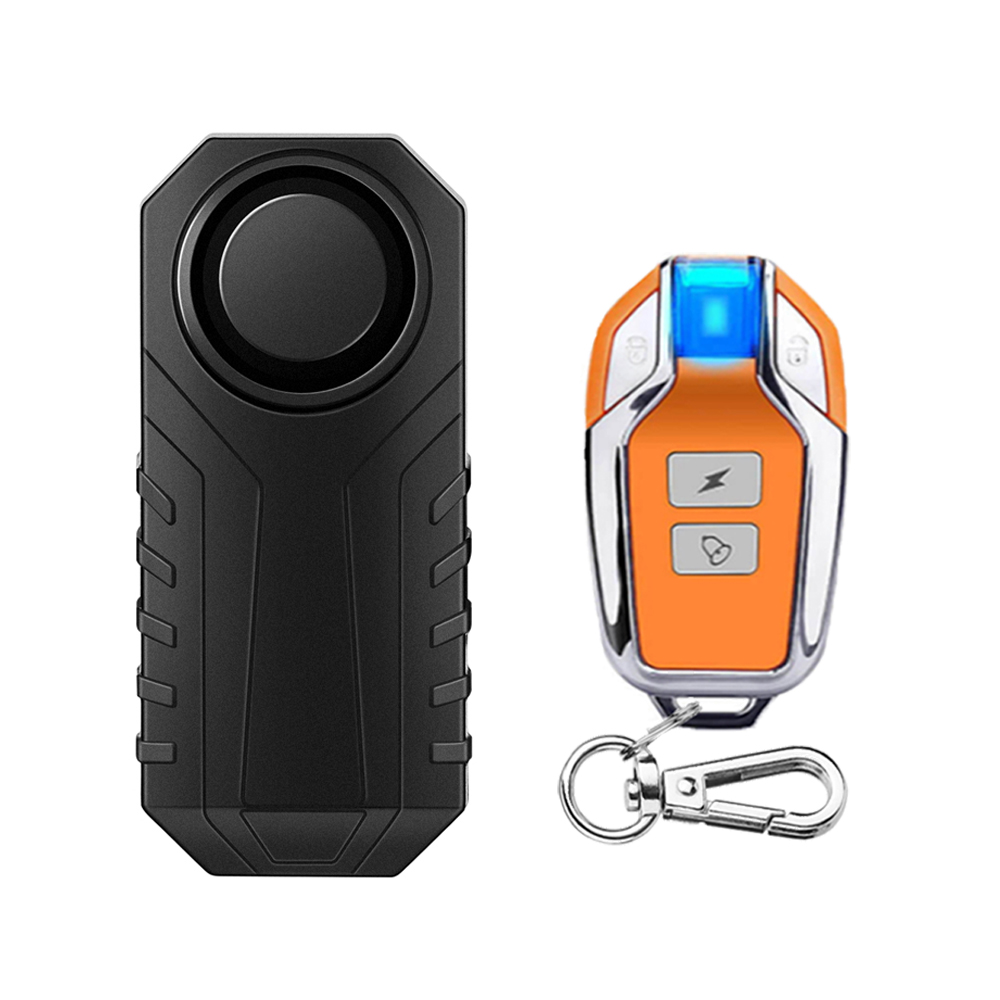 Gadpow Motorcycle Bike Wireless Remote Control Alarm Vibration Sensor 113dB Loud Waterproof Security Alarm: Ivory