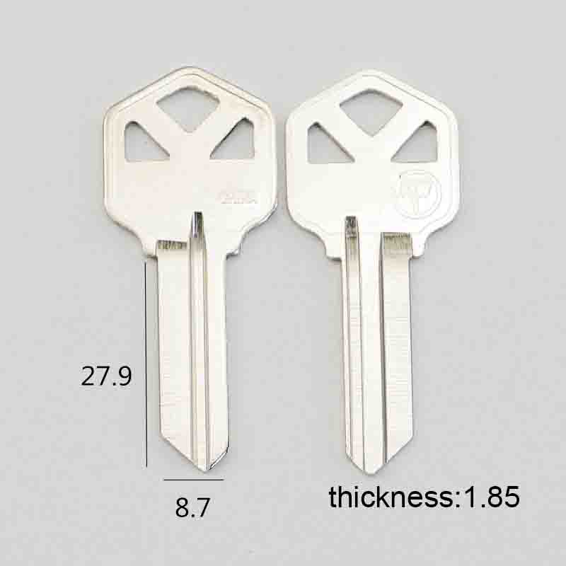 5 PCS/lot Blank Key Blanks Compatible With SC1 SC4 KW1 Guli S-Groove ball Locks Door And Garage Locks: Lavender