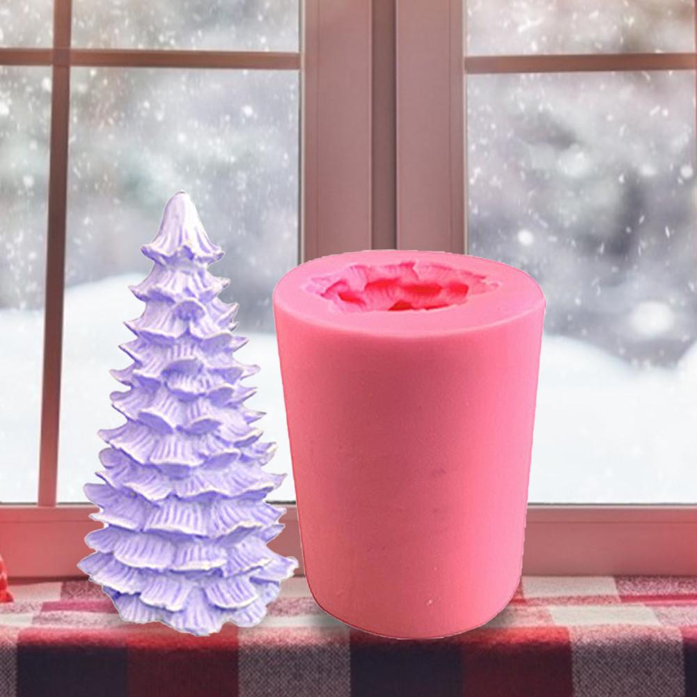 Diy Kaars Siliconen Mal Handwerk 3D Kerstboom Zeep Mold Diy Bakken Tools Voor Cake Fondant Chocolade Maken