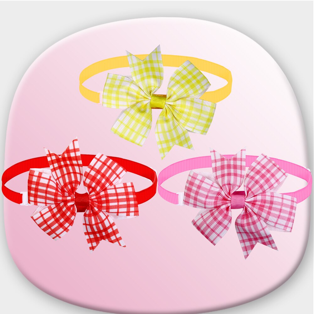 Accesorios para el cuidado del perro de primavera, corbata de moño para perro de Mascota, pajaritas de perros pequeños, productos para perros pequeños, 100 Uds.