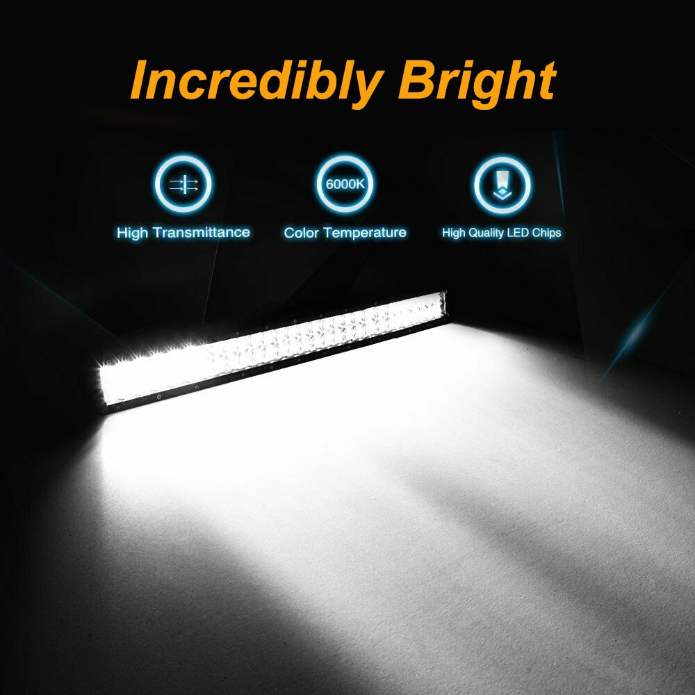 NLpearl 4-20inch Spot Flood LED Light Bar 12V 24V Offroad LED Bar for Car Boat 4x4 Truck 18W 36W 72W 126W Combo LED Work Light