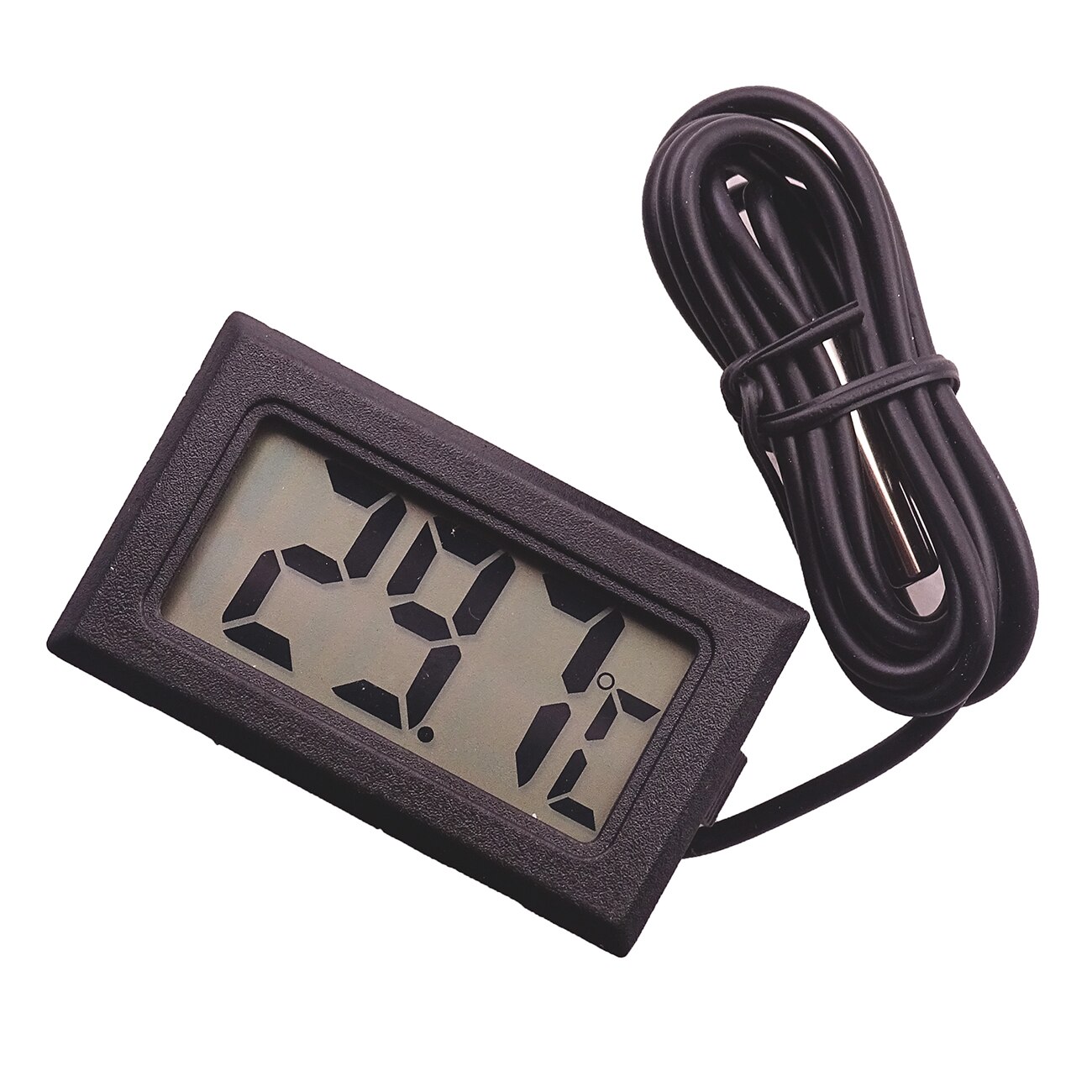 Mini Digital LCD Probe Fridge Freezer Thermometer Sensor Thermometer Thermograph For Aquarium Refrigerator Kit Chen Bar Use: black