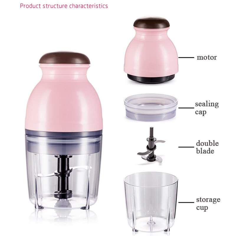 Blender Portable Fruit Juice Maker 220V Multifunction Meat Mixer Smoothies Blender Vegetable Juicer Baby Food Mixer Machine