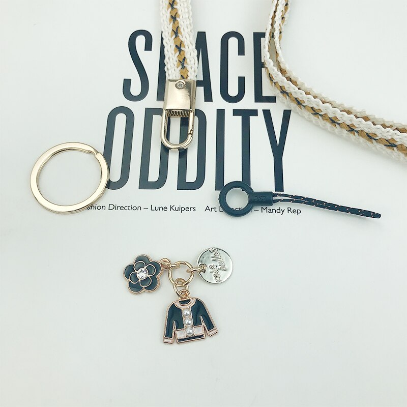 Braided neck rope accessories For iPhone 11 Charm ID card gym key USB badge holder lanyard