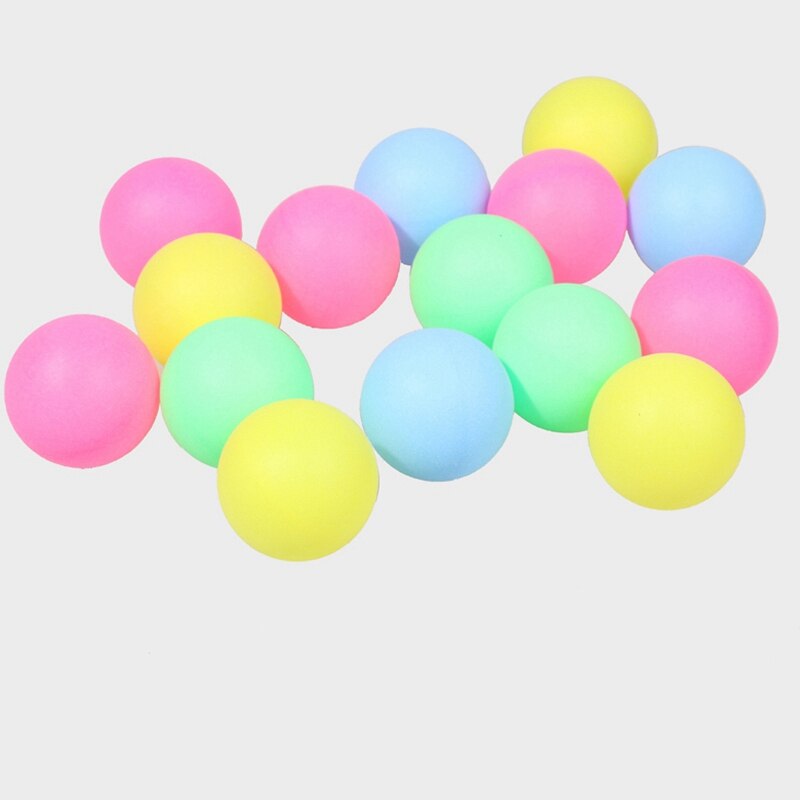 Balles de Ping-Pong de supérieure assorties sans mots balle de Tennis de Table en plastique en vrac coloré en plastique sans soudure balle de Ping-Pong