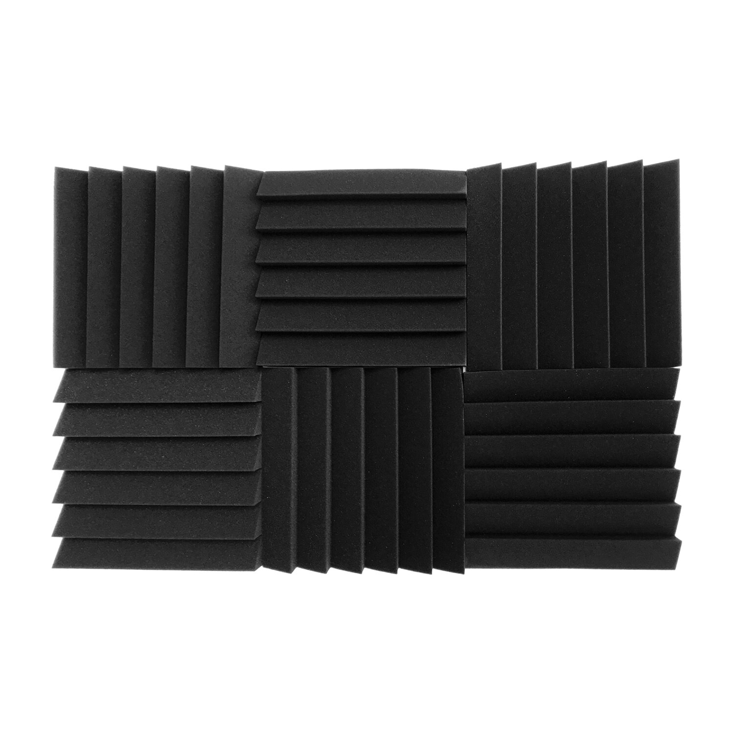 12*12*2inch High Density Studio Acoustic Foams Panels Sound Insulation Foam Fire Retardant for Studio KTV Broadcast