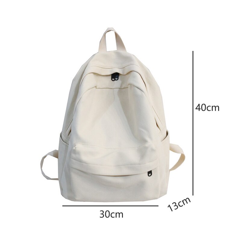 Canvas Tassen Voor School Tiener Meisje Rugzak Vrouwen Schooltas Middelbare School University Student Bookbags College Stijl