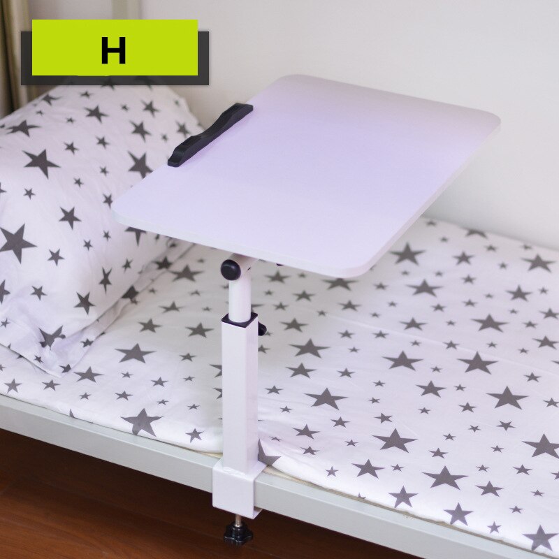 High carbon steel skeleton laptop desk home laptop stand bedside small side table children's study table coffee tables: H