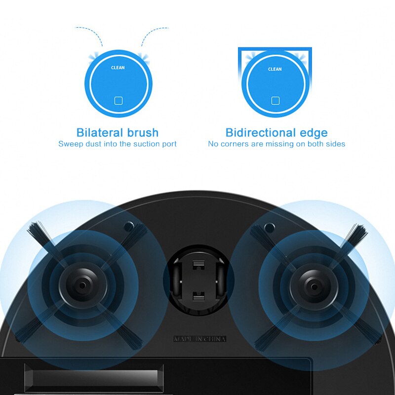 E23 Intelligent Cleaning Robot Multifunctional 1800P Rechargeable Lazy Vacuum Cleaner Small Dual-use Sweeping Robot With Brush