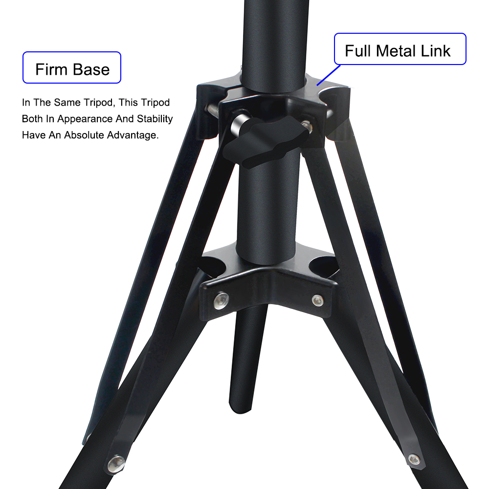 Heavy Metal 2.1m Light Stand Max Load To 5kg Tripod Live Broadcast Portable Foldable Tripod For Flash Reflector Photo Studio